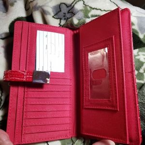 Alligator embossed wallet